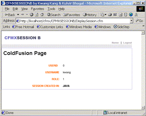 在ColdFusion和J2EE之间共享数据