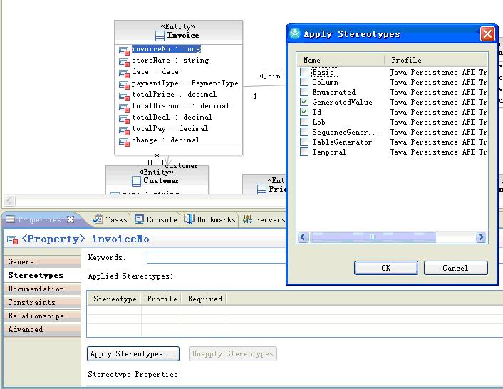 操作RSA V7.5中的UML-to-JPA转换加速JPA开辟