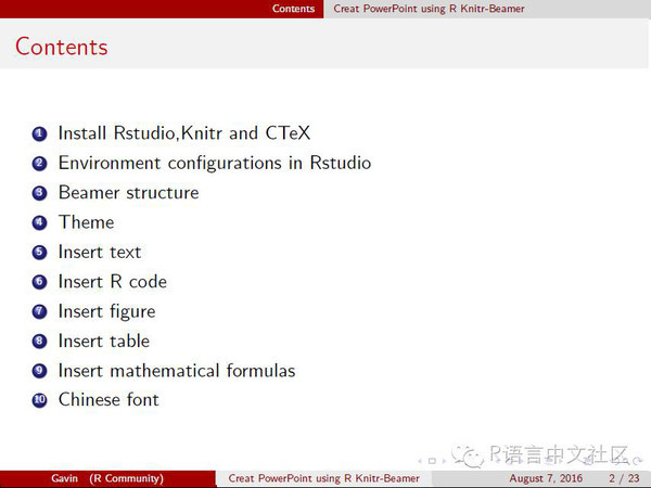 Create PowerPoint using R Knitr