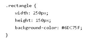 矩形css代码