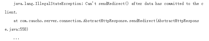 response.sendRedirect()